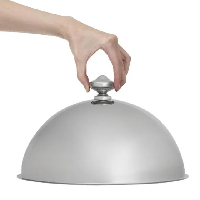 Cloche à Assiette Inox Poli 280 mm - APS