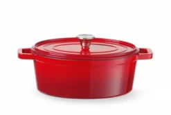 Cocotte en Fonte Emaillée 4,4L Rouge - Hendi