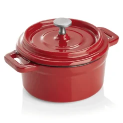 Cocotte rouge H 65 mm Ø 100 mm - Was Germany