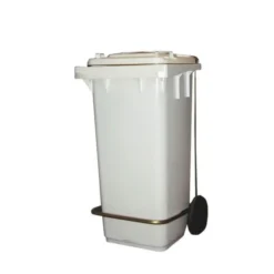 Collecteur de Déchet à Pédale & Roulette 120 Litres - Combisteel