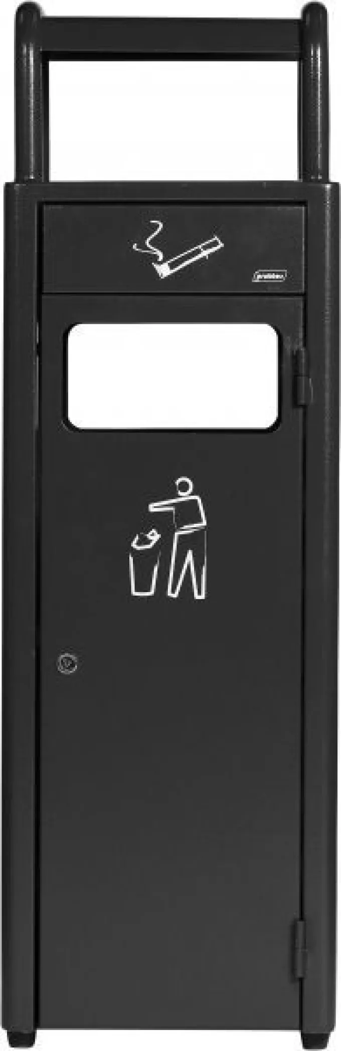 Combiné Collecteur de Déchets 24L avec Cendrier 3,3L - Probbax