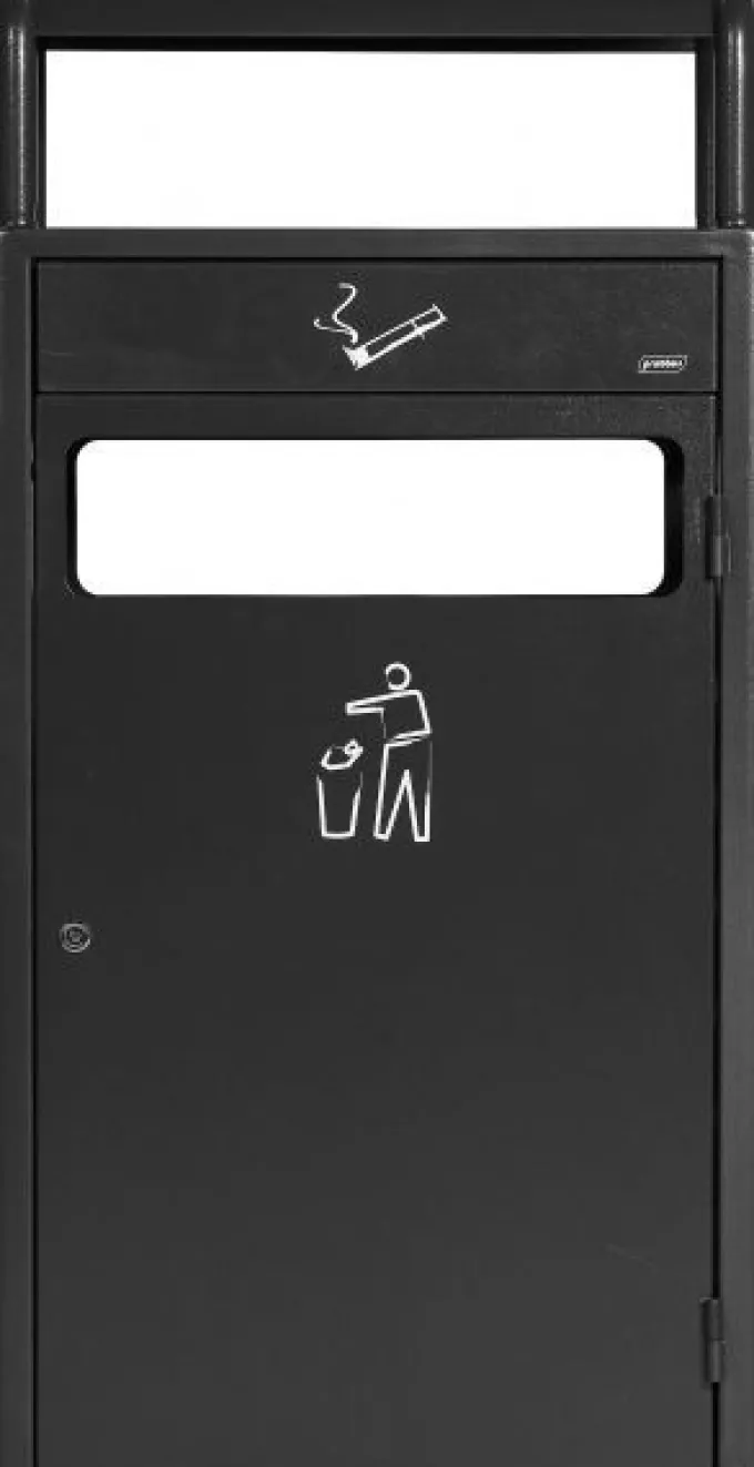 Combiné Collecteur de Déchets 43L avec Cendrier 5,9L - Probbax