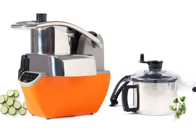 Combiné Cutter/Coupe-Légumes Electrique Vitesse Variable Ecran LEDS - Dynamic