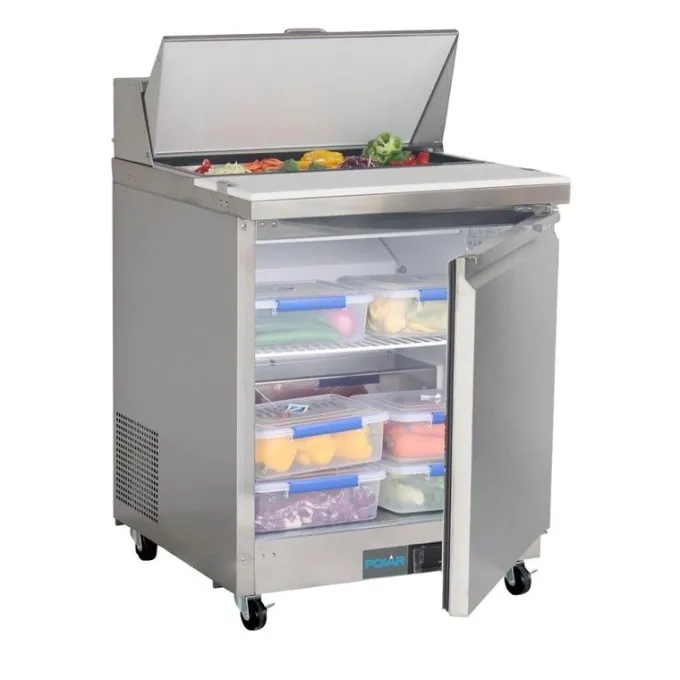 Comptoir de Préparation Réfrigéré Positif 1 Porte Série U 154 Litres - Polar