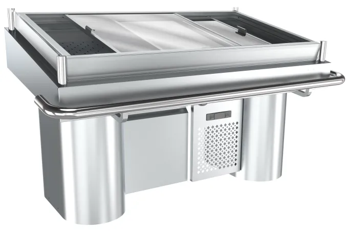 Comptoir Réfrigéré à Poisson en Inox - L 1700 mm - Combisteel