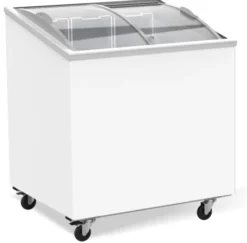 Congélateur Coffre Couvercle en Verre - 200 Litres - Combisteel