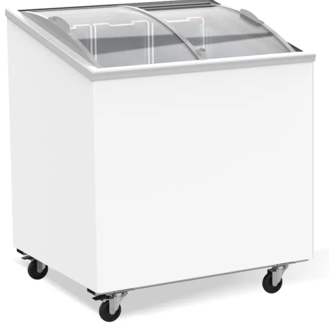 Congélateur Coffre Couvercle en Verre - 200 Litres - Combisteel