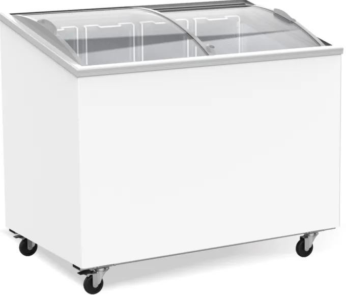 Congélateur Coffre Couvercle en Verre - 300 Litres - Combisteel