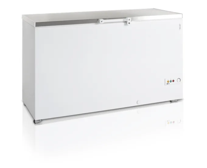 Congélateur Coffre FR505S SL Couvercle en Acier Inoxydable - 454 Litres - Tefcold
