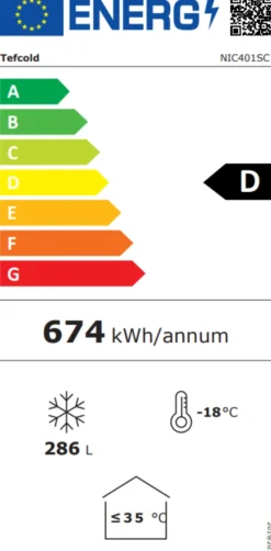 Congélateur coffre élégant avec couvercles coulissants vitrés plats - 298 L - TEFCOLD