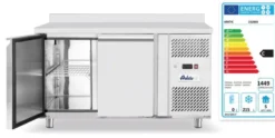 Congélateur comptoir avec deux portes Profi Line 280L Arktic GN 1/1 - Hendi