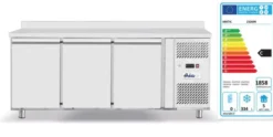 Congélateur comptoir avec trois portes Profi Line 420L Arktic GN 1/1 - Hendi