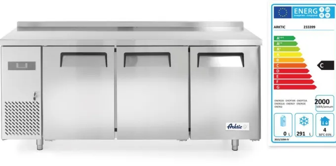 Congélateur comptoir avec trois portes Kitchen Line Arktic - Hendi