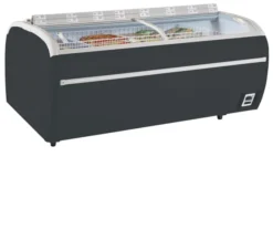 Congélateur de supermarché gris TWIN 220A-F - Tefcold