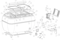 Congélateur de Supermarché TWIN HEAD-F - TEFCOLD