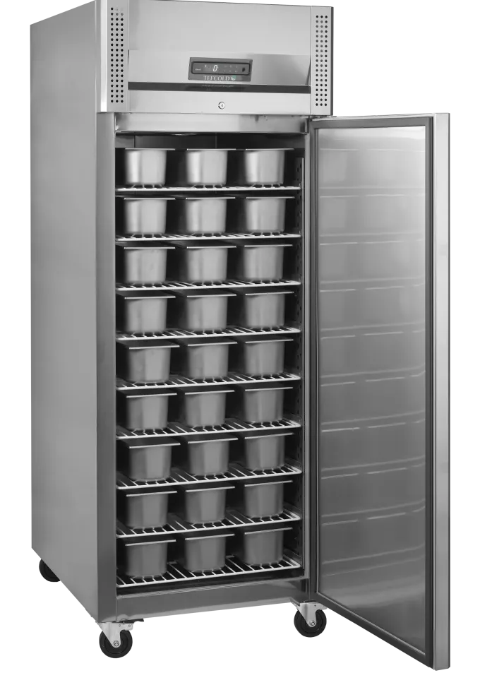 Congélateur Vertical Professionnel Acier Inoxydable BF850I - Tefcold