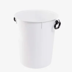 Conteneur alimentaire 50 L avec poignées noires - blanc - Gilac