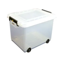 Conteneur alimentaire mobile avec couvercle 50 L - Araven