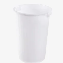 Conteneur alimentaire rond 35 L - blanc - Gilac