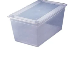 Conteneur de stockage avec couvercle professionnel - Bourgeat GN 1/2 - Lot de 4