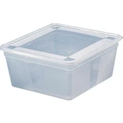 Conteneur de stockage avec couvercle professionnel - Bourgeat GN 2/3 - Lot de 4