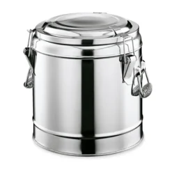 Conteneur isotherme pour le transport d'aliments en Acier au nickel-chrome 6 L H 270 mm Ø 250 mm - Was Germany