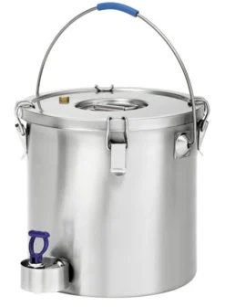 Conteneur Isotherme Professionnel CNS 18/10 avec Robinet - 20 L - Bartscher