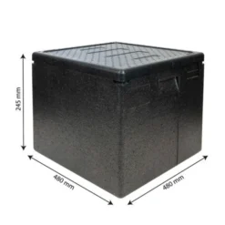 Conteneur isotherme 420x420 - 59L - Ouverture par le haut - Gilac