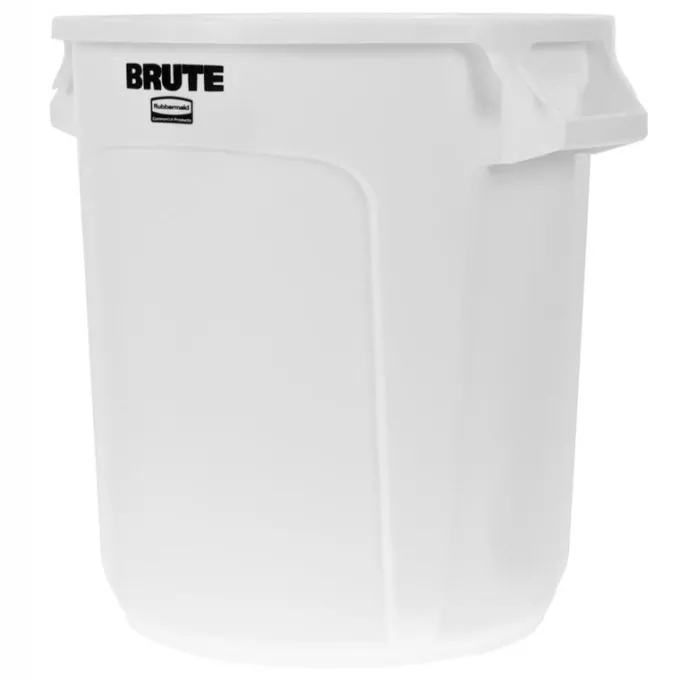 Conteneur professionnel rond blanc - 37,9 L - Rubbermaid