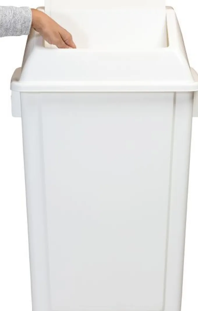 Conteneur professionnel rond blanc - 37,9 L - Rubbermaid