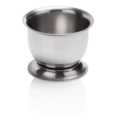 Coquetier en Acier au nickel-chrome H 40 mm Bord Evasé - Lot de 6 - Was Germany
