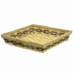 Corbeille Bambou Carrée Fruta 21X21 Lot de 282 - Créapak