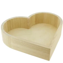 Corbeille Bois Cœur Bosco 28X25 Lot de 30 - Créapak