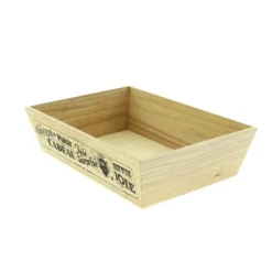 Corbeille Bois Rectangle Barok 35X25 Lot de 20 - Créapak