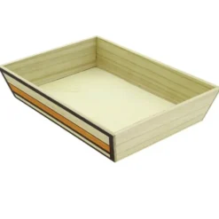 Corbeille Bois Rectangle Urban 35X25 Lot de 20 - Créapak