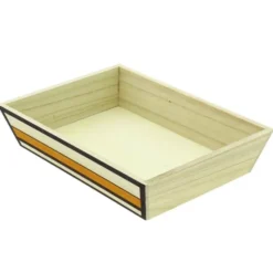 Corbeille Bois Rectangle Urban 28X20 Lot de 40 - Créapak