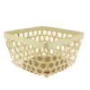Corbeille carrée évasée Rossa 26x26 cm - Lot de 12 - Créapak