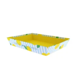 Corbeille Carton Rectangle Bonheur 36X27 Lot de 30 - Créapak