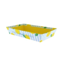Corbeille Carton Rectangle Bonheur 33X20 Lot de 30 - Créapak