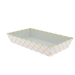Corbeille Carton Rectangle Baroque 26X20 Lot de 48 - Créapak