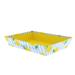 Corbeille Carton Rectangle Bonheur 26X20 Lot de 48 - Créapak