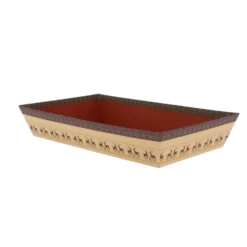 Corbeille Carton Rectangle Edimboug 33X20 Lot de 30 - Créapak