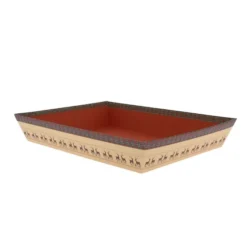 Corbeille Carton Rectangle Edimboug 36X27 Lot de 30 - Créapak