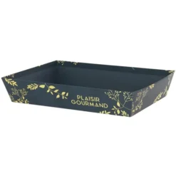 Corbeille Carton Rectangle Plaisir Gourmand 26X20 Lot de 48 - Créapak