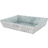Corbeille Métal Embossé Rectangle Tentation 36X27 Lot de 38 - Créapak