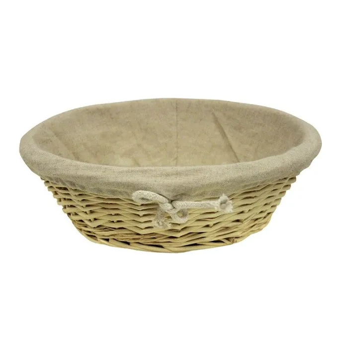 Corbeille Osier Ronde Pm Boulangère Lot de 20 - Prolinea