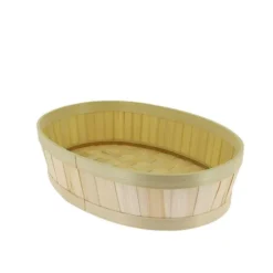 Corbeille Ovale Bambou 35X25 Lot de 20 - Créapak