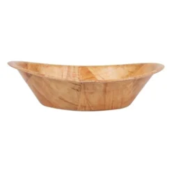 Corbeille ovale en bois petit modèle - 190 x 255 mm - Olympia