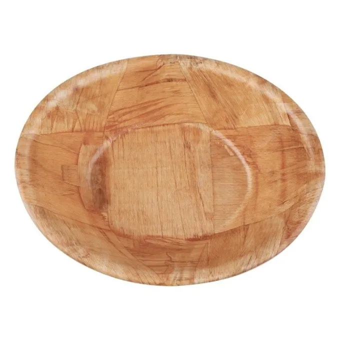 Corbeille ovale en bois petit modèle - 190 x 255 mm - Olympia