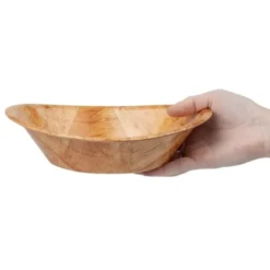 Corbeille ovale en bois petit modèle - 190 x 255 mm - Olympia